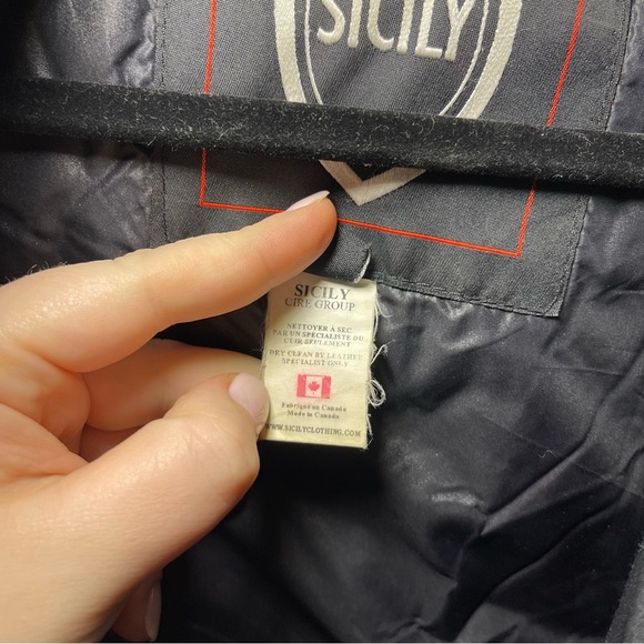 Sicily women's Black Real fur trim A line winter snow cold weather jacket in M - Picture 10 of 14